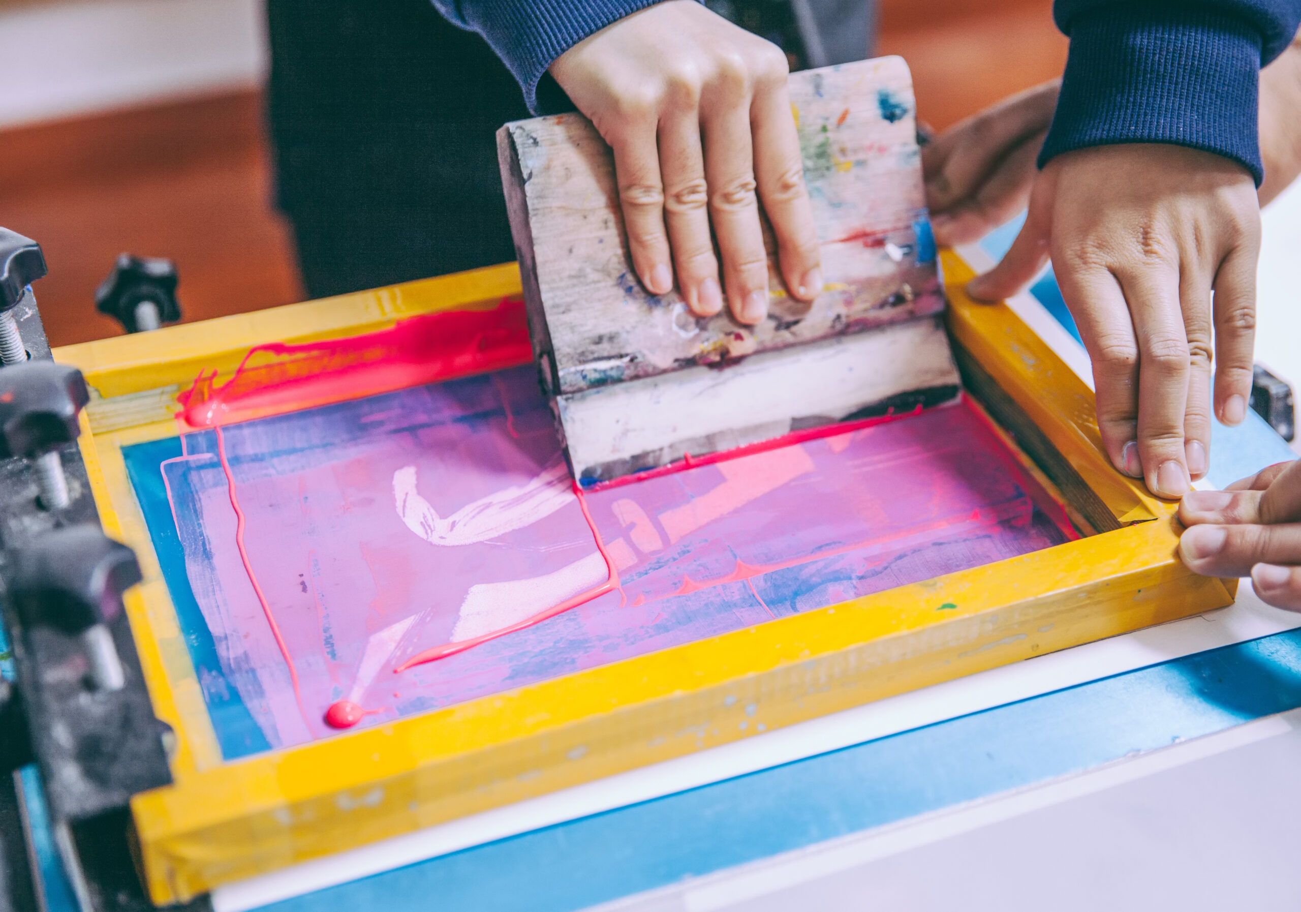 Silk Screen, screen print