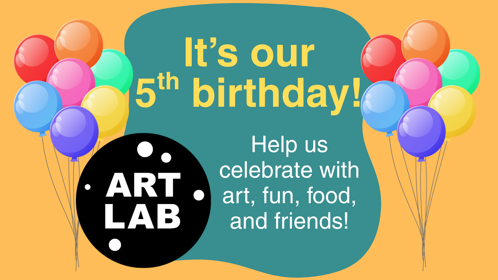 ART LAB IS TURNING 5 (Twitter Post)